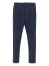 Dondup Pleated Pants In Blue