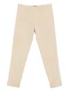 Dondup Pleated Side-pockets Trousers In Neutral