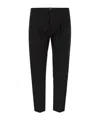 Dondup Belt Loop Casual Pants In Black