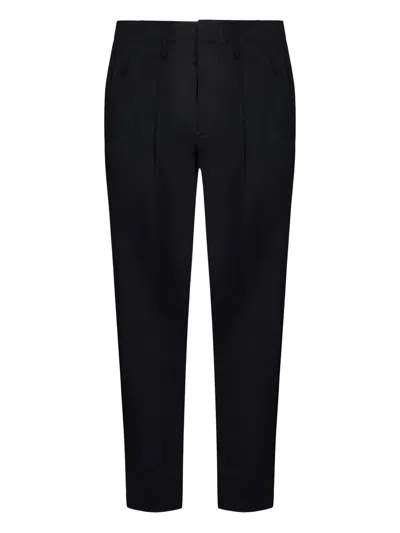 Dondup Pleated Trousers In Black