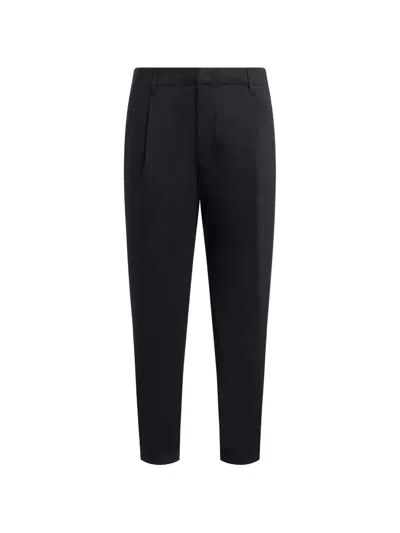 Dondup Pleated Trousers In Black