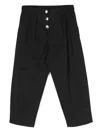 Dondup Pleated Trousers In Black