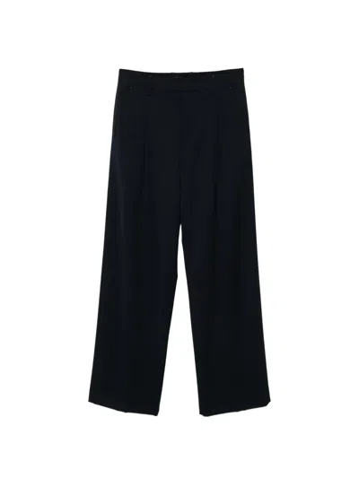 Dondup Pleated Trousers In Blue