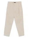 Dondup 'tania' Trousers In Beige Cotton In Neutrals