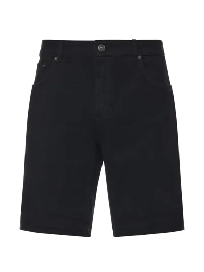 Dondup Pocket Denim Shorts In Black