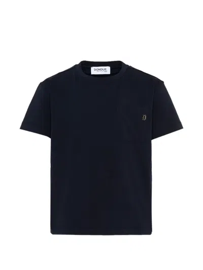 Dondup Kids' Pocket-detail T-shirt In Blue