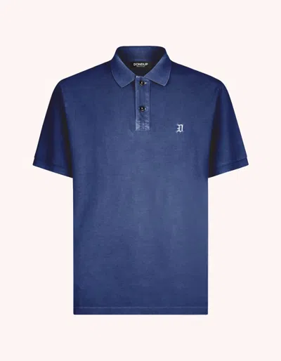 Dondup Polo Man  Us302 Jf0315m 533 In Blue