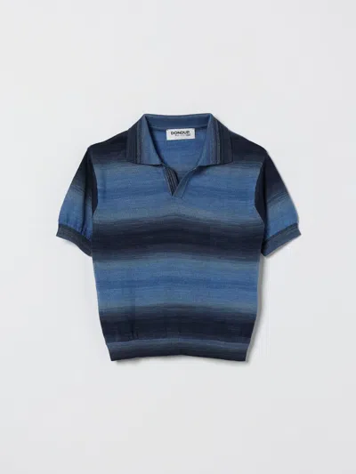 Dondup ポロシャツ  Kids ボーイ カラー ブルー In Blue