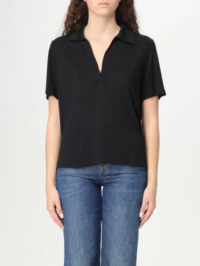 Dondup Polo Shirt  Woman Color Black In Schwarz