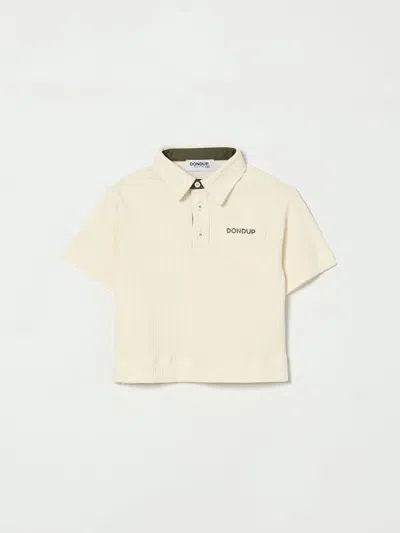 Dondup Polo Shirt  Kids Kids Color Yellow Cream In Neutral