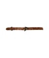 Dondup Pony Hair Belt In Brown