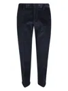 Dondup Press-crease Trousers In Blue