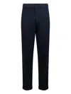 Dondup Pressed-crease Rolled-hem Trousers In Blue
