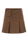 Dondup Prince Of Wales Mini Skirt