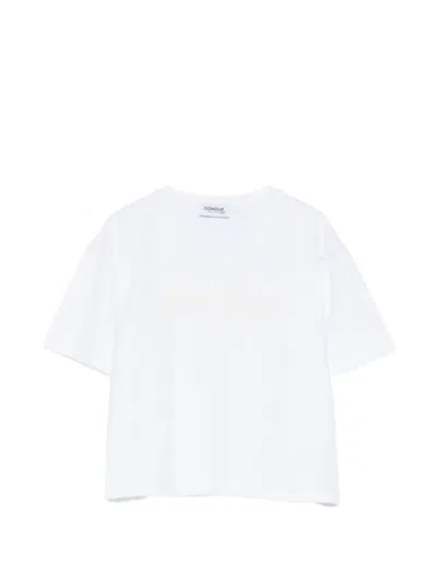 Dondup Kids' Print T-shirt In White