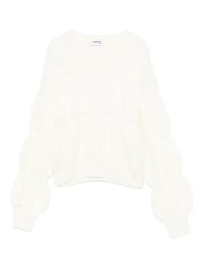 Dondup Kids' Puff-sleeve Seater In Neutral