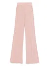Dondup Regular Trousers In Pink Cotton In Pink