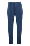 Dondup Ralp Cotton Chino Trousers In Blue