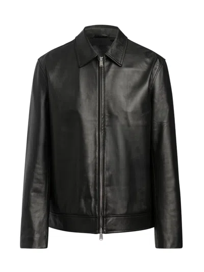 Dondup Regular Biker Jacket In Animal Print