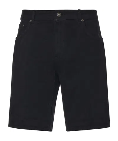 Dondup Regular Fit Bermuda Shorts In Black