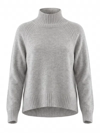 Dondup Regular Turtle Neck Sweater In Gray