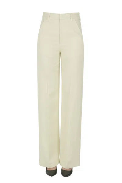 Dondup Reina Trousers In Neutral