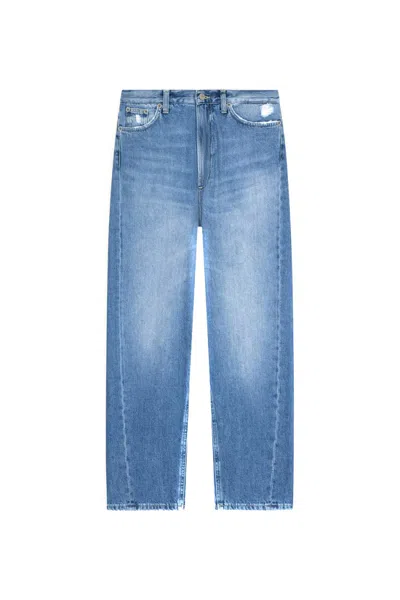 Dondup Relaxed-fit Light Blue Denim Trousers