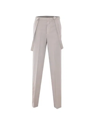 Dondup Removable Lace Trousers In Neutral