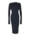 Dondup Ribbed Buttoned-cuff Dress