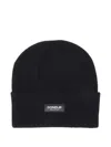 Dondup Ribbed Cashmere-blend Beanie In Black