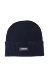 Dondup Ribbed-knit Beanie In Blue