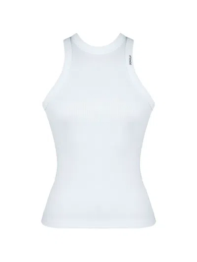 Dondup Ribbed Top In Blue