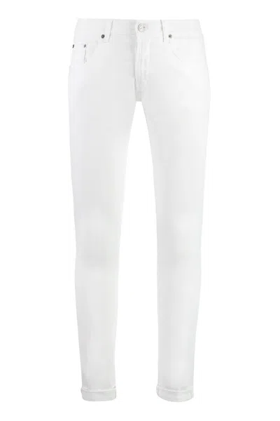 Dondup Ritchie Skinny Jeans In White