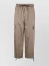 Dondup Rodri Cargo Trousers Featuring Adjustable Hem In Brown