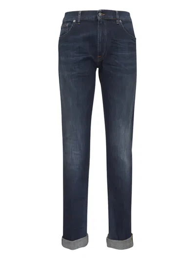 Dondup Rolled-hem Jeans In Blue