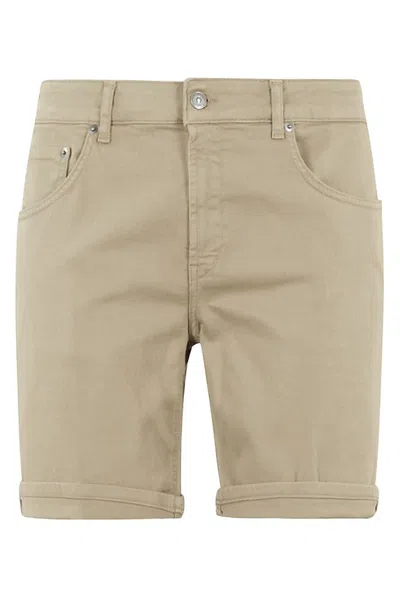 Dondup Pocket Shorts In Beige