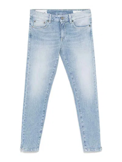 Dondup Rose Jeans Slim In Blue