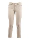 Dondup Jeans With Belt Loops In Neutral