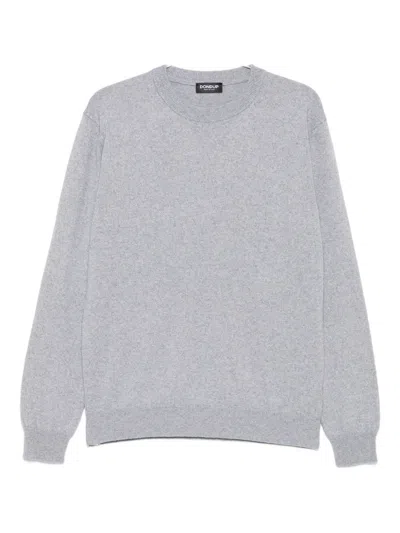 Dondup Round-neck Sweater In Gray