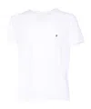 Dondup Rubberised-logo T-shirt In White