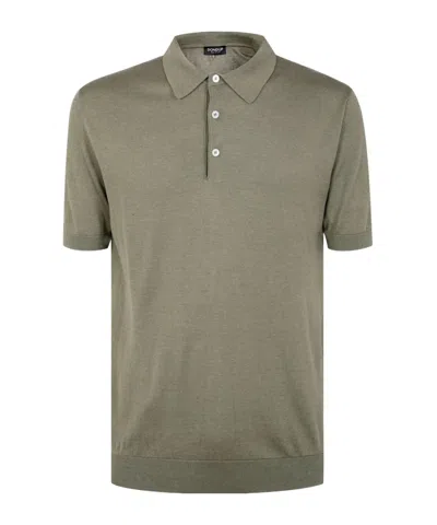 DONDUP SAGE GREEN POLO SHIRT