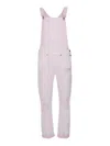 Dondup Five-pocket Denim Overalls In Pink
