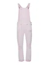 Dondup Five-pocket Denim Overalls In Pink