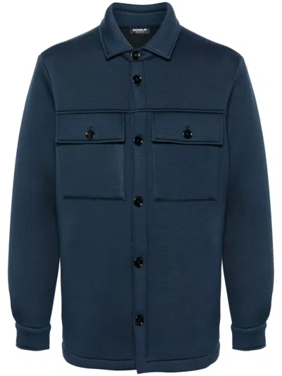 Dondup Jacke Aus Scuba-jersey In Blau