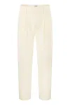 Dondup Logo Detail Track Pants In White