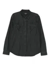 Dondup Fabric Shirts In Black