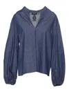 Dondup Denim Blouse In Blue