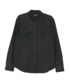 Dondup Fabric Shirts In Black