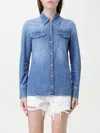 Dondup Hemdbluse  Damen Farbe Blau In Blau