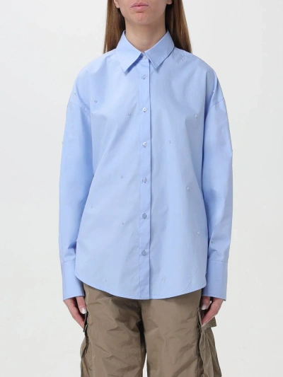 Dondup Shirt  Woman In Gnawed Blue